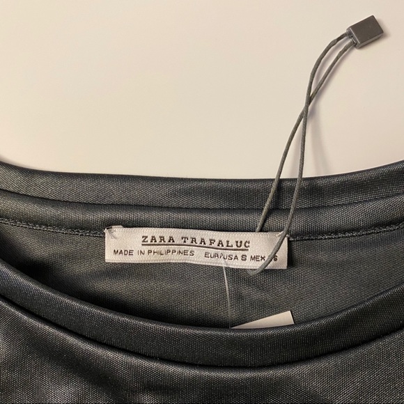 NWOT Zara Trafaluc dress w/cut out shoulders SZ S - Picture 3 of 4